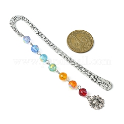 Tibetan Style Alloy Hook Bookmarks&nbsp;AJEW-JK00239