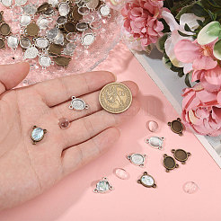 80Pcs Zinc Alloy Connector Cabochon Settings&nbsp;FIND-CA0011-28