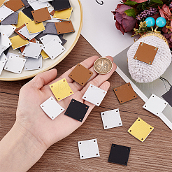 50Pcs 5 Colors PU Leather Labels&nbsp;DIY-PH0030-33B