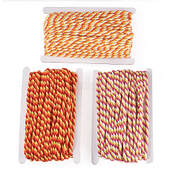 60M 3 Colors 3-Ply Twisted Macrame Polyester Cord&nbsp;OCOR-TA0003-48D