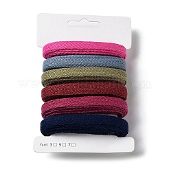 18 Yards 6 Styles Polyester Ribbon&nbsp;SRIB-C001-D04
