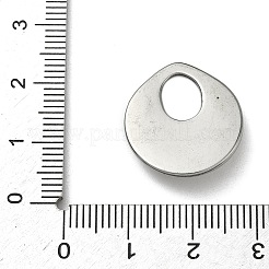 304 Stainless Steel Pendants&nbsp;STAS-P422-15P