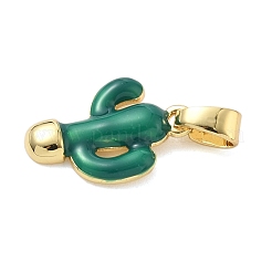 Brass Enamel Pendants&nbsp;KK-K368-53G