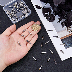 60Pcs 201 Stainless Steel Pendants&nbsp;STAS-DC0017-16B