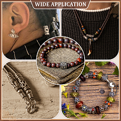 150Pcs 15 Styles Tibetan Style Hollow Beads&nbsp;FIND-PH0026-72