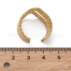 304 Stainless Steel Multi Layer Cuff Open Rings for Women&nbsp;RJEW-A095-04G