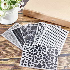 Plastic Embossing Folders&nbsp;DIY-WH0032-74