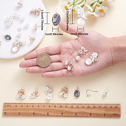 DIY Flower Drop Earring Making Kit&nbsp;DIY-SZ0009-77