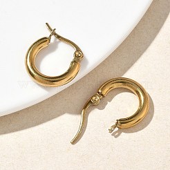 304 Stainless Steel Hoop Earrings for Women&nbsp;EJEW-A159-01G