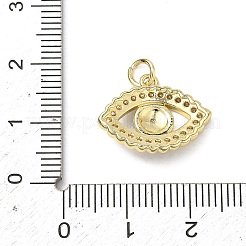 Brass Micro Pave Cubic Zirconia Pendants&nbsp;KK-H255-02B-G03