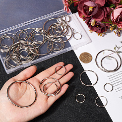 Iron Open Jump Rings&nbsp;FIND-SP0002-63A
