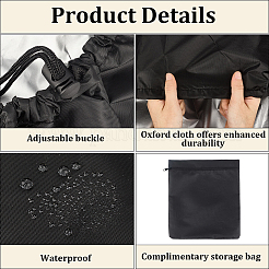 Polyester Dustproof Cover for Piano Keyboard&nbsp;AJEW-GF0013-80A