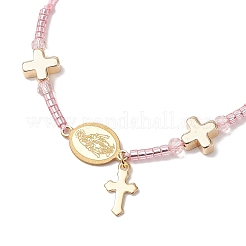 Adjustable Nylon Cord Braided Beads Bracelets&nbsp;BJEW-MZ00168-05