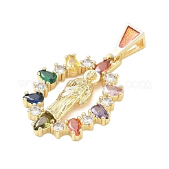 Religion Brass Pave Cubic Zirconia Pendants&nbsp;CU-CBA83A6-01A-G01
