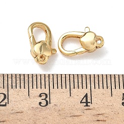 Brass Lobster Claw Clasps&nbsp;KK-Z136-21G-02