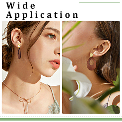 Brass Stud Earring Findings&nbsp;KK-BC0015-74