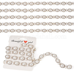 Flower Iron Rhinestone Cup Chains&nbsp;FIND-TAC0007-17D