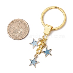 Alloy Enamel Star Keychain&nbsp;KEYC-JKC01084-04