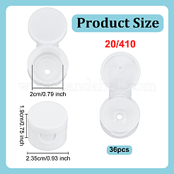 PP Plastic Cosmetics Bottle Cap&nbsp;KY-WH0046-196A-01