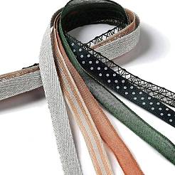 18 Yards 6 Styles Polyester Ribbon&nbsp;SRIB-C001-G05