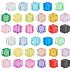 170Pcs 17 Colors Transparent Acrylic Beads&nbsp;AJEW-PA0001-05
