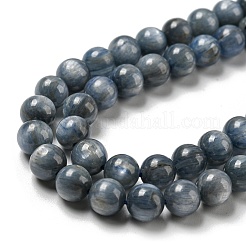 Natural Kyanite/Cyanite/Disthene Round Beads Strands&nbsp;G-N0150-05-6mm-01