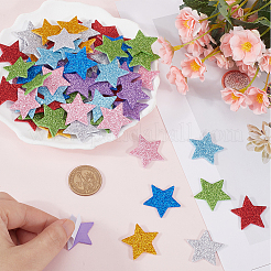 480Pcs 8 Colors EVA Glitter Powder Stickers&nbsp;DIY-SP0001-84