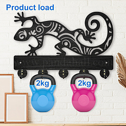 Wood & Iron Wall Mounted Hangers&nbsp;HJEW-WH0055-057