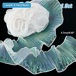10 Yards Polyester Pleated Lace Trim&nbsp;OCOR-GA0001-72A