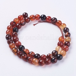 Natural Agate Beads Strands&nbsp;G-G580-8mm-26