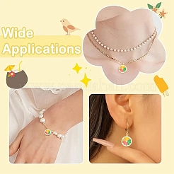 10PCS 10Pcs Fruit 304 Stainless Steel Enamel Charms&nbsp;STAS-YW0003-17G