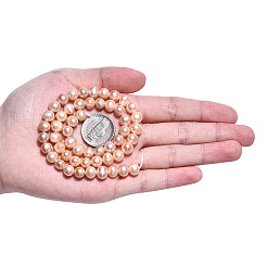 Natural Cultured Freshwater Pearl Beads Strands&nbsp;PEAR-N013-06J