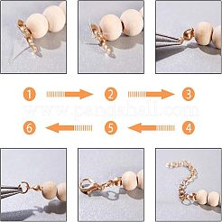 PVD Vacuum Plating 304 Stainless Steel Bead Tips Knot Covers&nbsp;STAS-UN0005-87