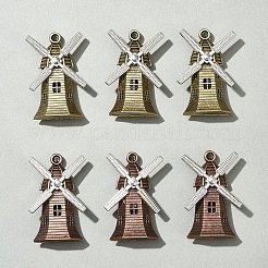6Pcs 2 Colors Tibetan Style Alloy Pendants&nbsp;FIND-FS0002-56