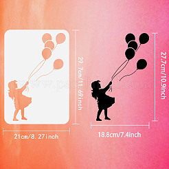 Plastic Drawing Painting Stencils Templates&nbsp;DIY-WH0396-193