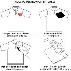 20Pcs Computerized Embroidery Cloth Iron on/Sew on Patches&nbsp;PATC-CY0001-26A
