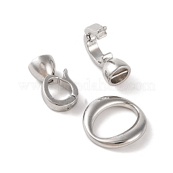 Brass Fold Over Clasps&nbsp;KK-U016-24P