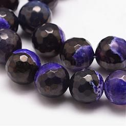 Natural Fire Crackle Agate Bead Strands&nbsp;G-K166-06F-12mm-08