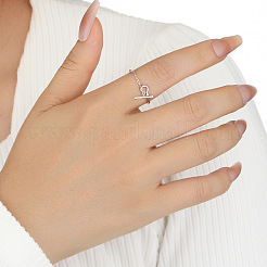 OT Clasp 925 Sterling Silver Adjustable Finger Rings for Women&nbsp;FS-WGF9FBF-01