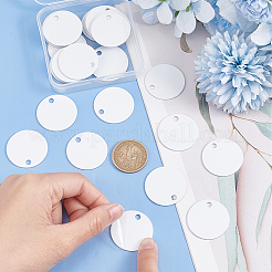 30Pcs Blank Double-sided Heat Transfer Aluminium Pendants&nbsp;DIY-BC0012-89B