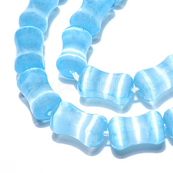 Dyed Natural Selenite Beads Strands&nbsp;G-T138-234D