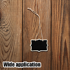 28Pcs 2 Styles Blank Wooden Mini Chalkboard Signs&nbsp;AJEW-DR0002-59