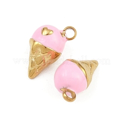 304 Stainless Steel Enamel Pendants&nbsp;STAS-P415-25G