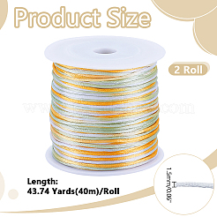 40M Round Polyester Cord&nbsp;OCOR-WH0077-106A