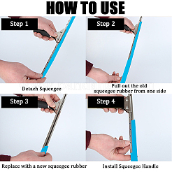 Window Cleaning Squeegee Rubber Strips&nbsp;AJEW-WH0009-56A
