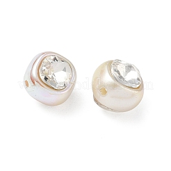 Baking Painted Acrylic & Rhinestone Beads&nbsp;RB-CBA19D7-04B