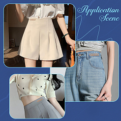 6Pcs Chain Shape Alloy Adjustable Jean Pins&nbsp;AJEW-GF0009-70LG