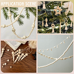 150Pcs Natural Unfinished Wood Beads&nbsp;WOOD-SP0001-57