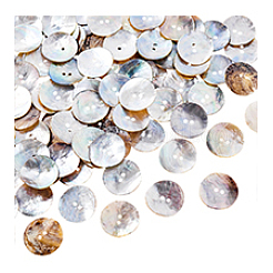 100Pcs Natural Akoya Shell Buttons&nbsp;BUTT-PH0001-41C