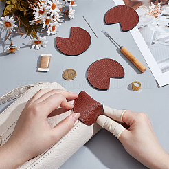 Cowhide Leather DIY Bag Corner Repair Kits&nbsp;PURS-WH0002-031B
